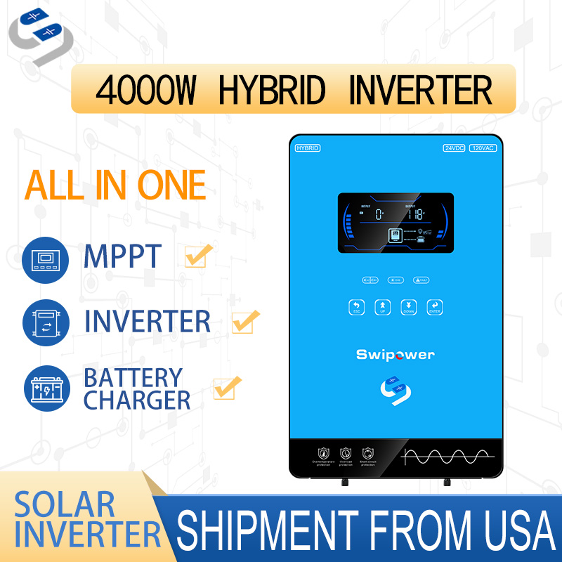 Drone Solar Charger - CNSWIPOWER 4500VA 하이브리드 태양광 인버터 24V