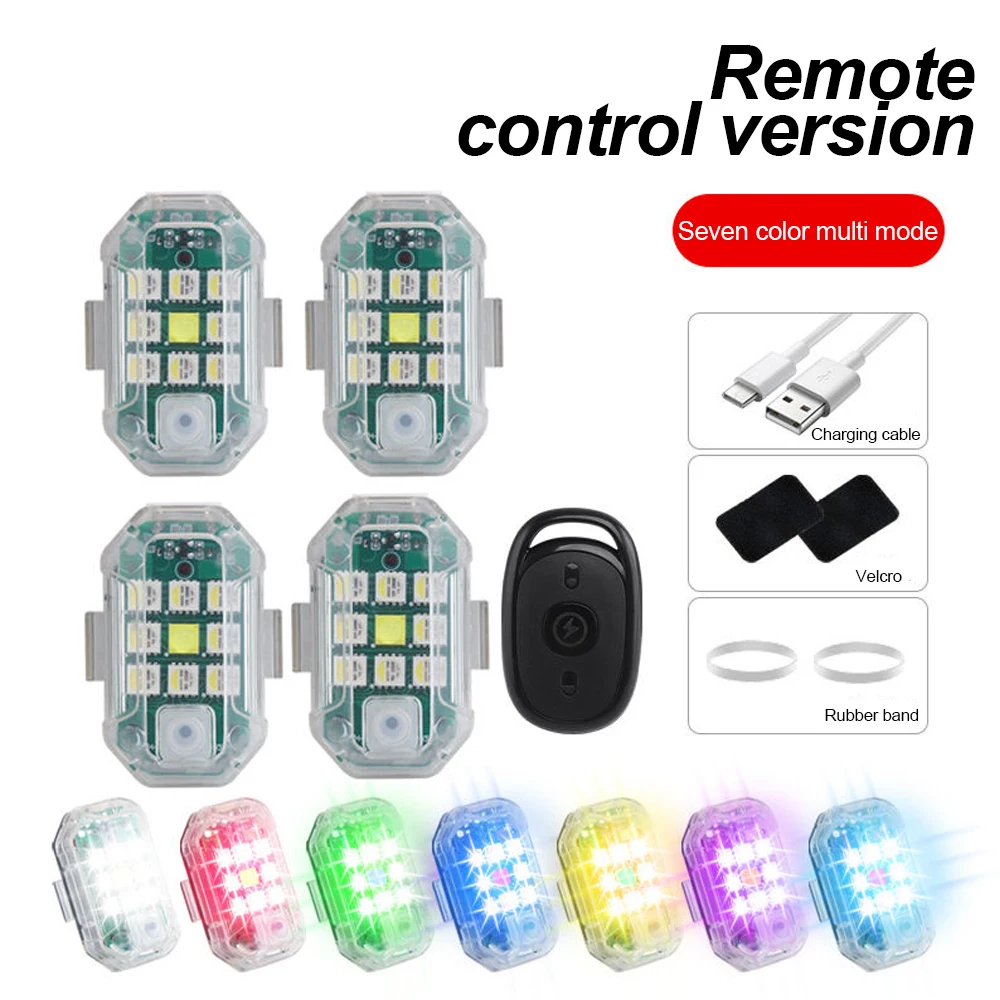 Drone Strobe Light - 무선 원격 제어 LED 항공기 스트로브