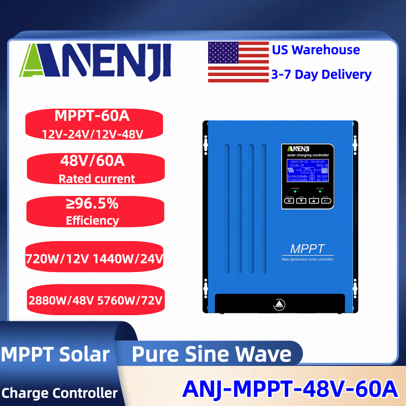 Drone Solar Charger - ANENJI MPPT 100A 80A 60A 태양광