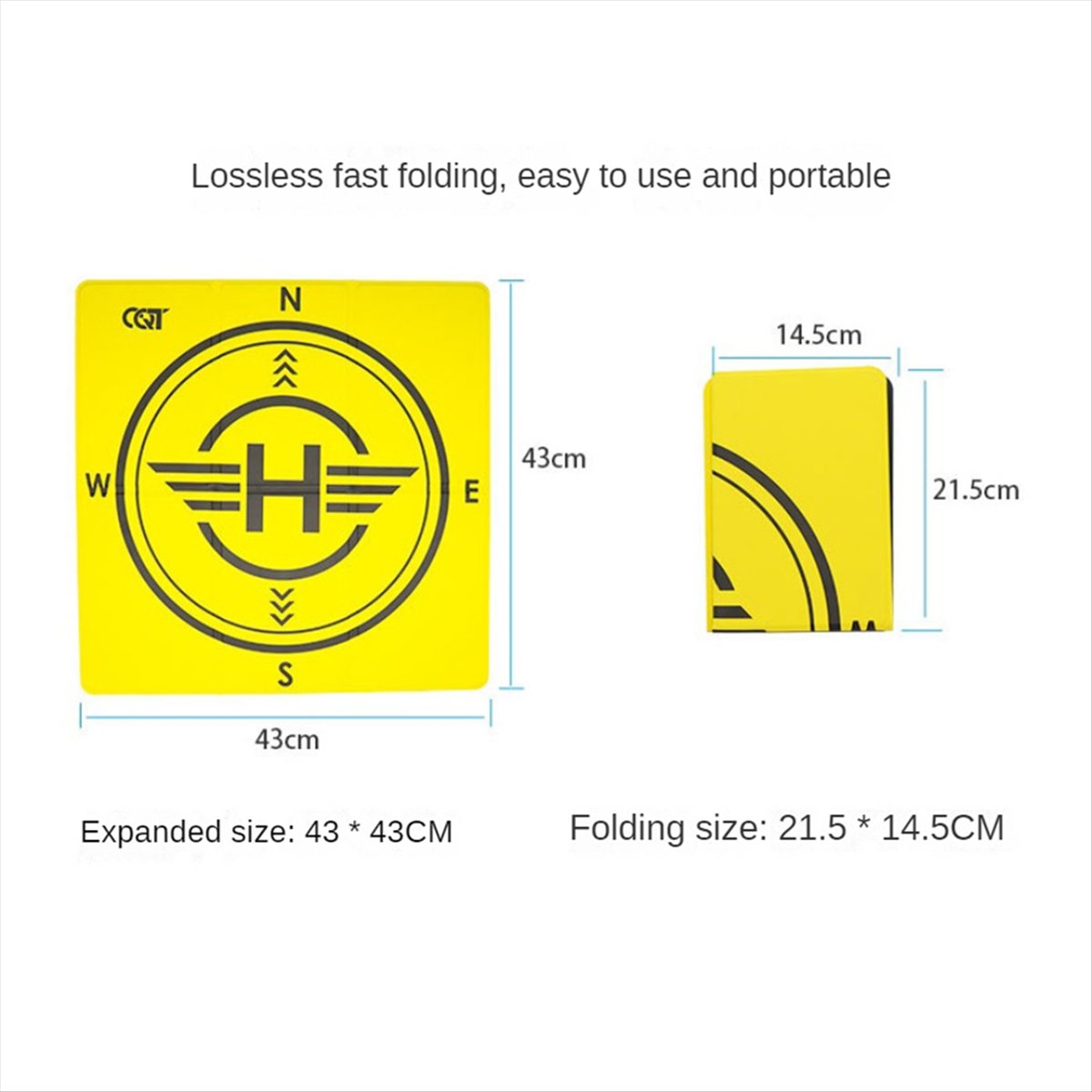 Drone Landing Pad - DTC5 CQT 드론 랜딩 패드 접이식