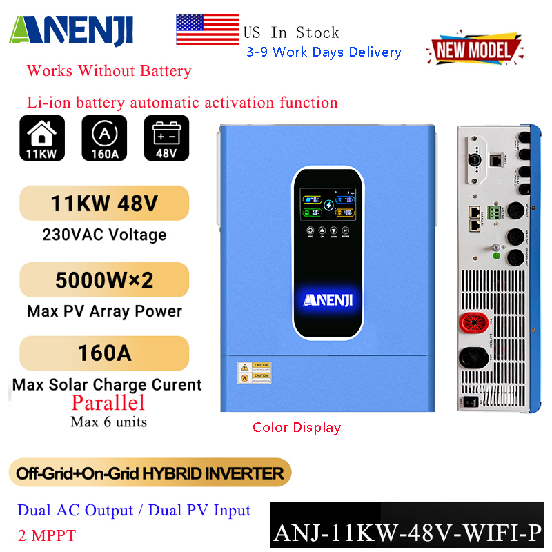 Drone Solar Charger - ANENJI 11KW 48V 하이브리드 태양광 인버터