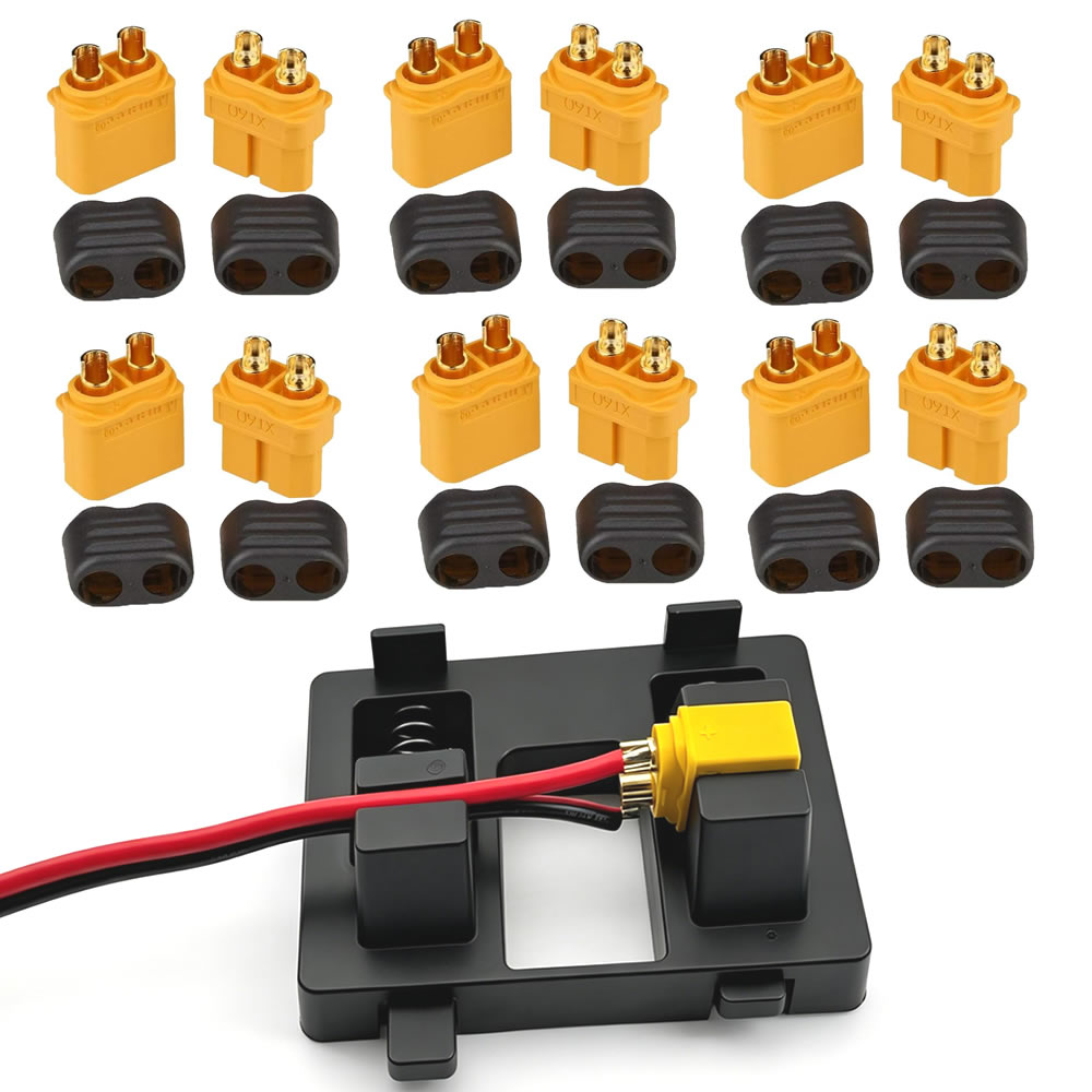 XT60 커넥터 플러그(쉴 하우징 포함) 여성/남성 X - Drone Battery Adapter 리뷰 및 가격