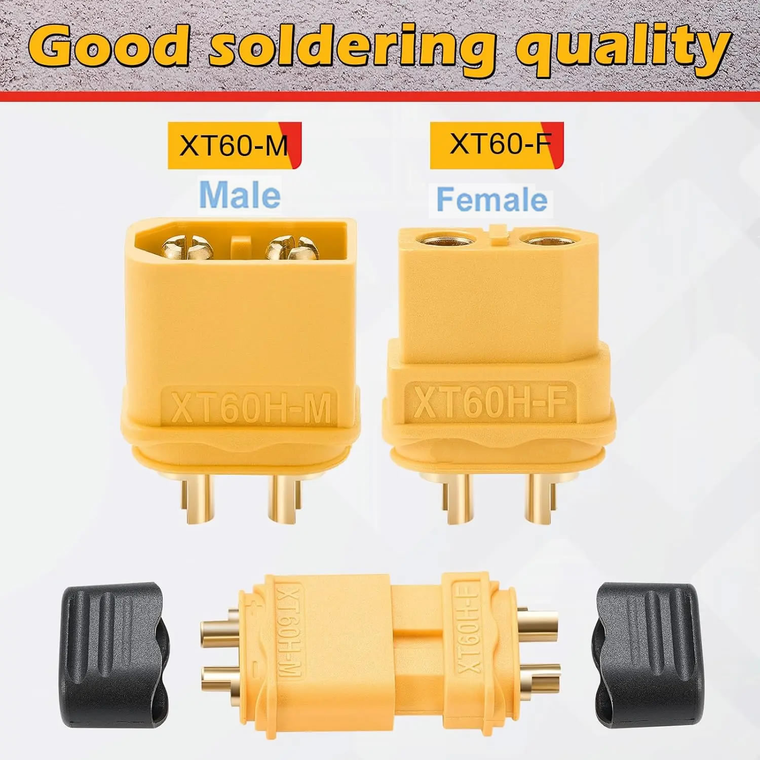 XT60 커넥터 플러그(쉴 하우징 포함) 여성/남성 X - Drone Battery Adapter 리뷰 및 가격