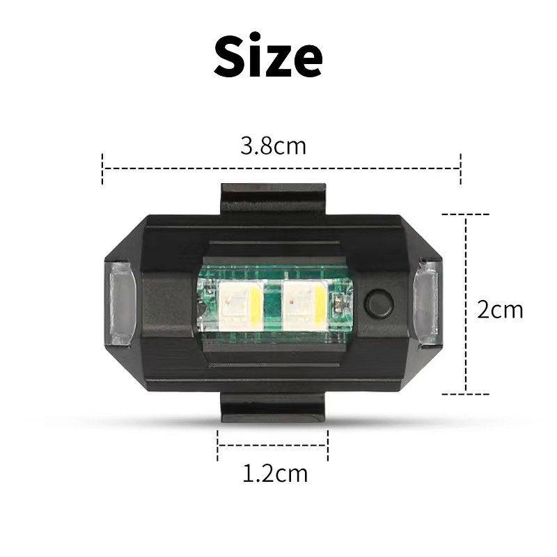 오토바이 조명 드론 스트로브 라이트 USB LED 충돌 - Drone Strobe Light 리뷰 및 가격