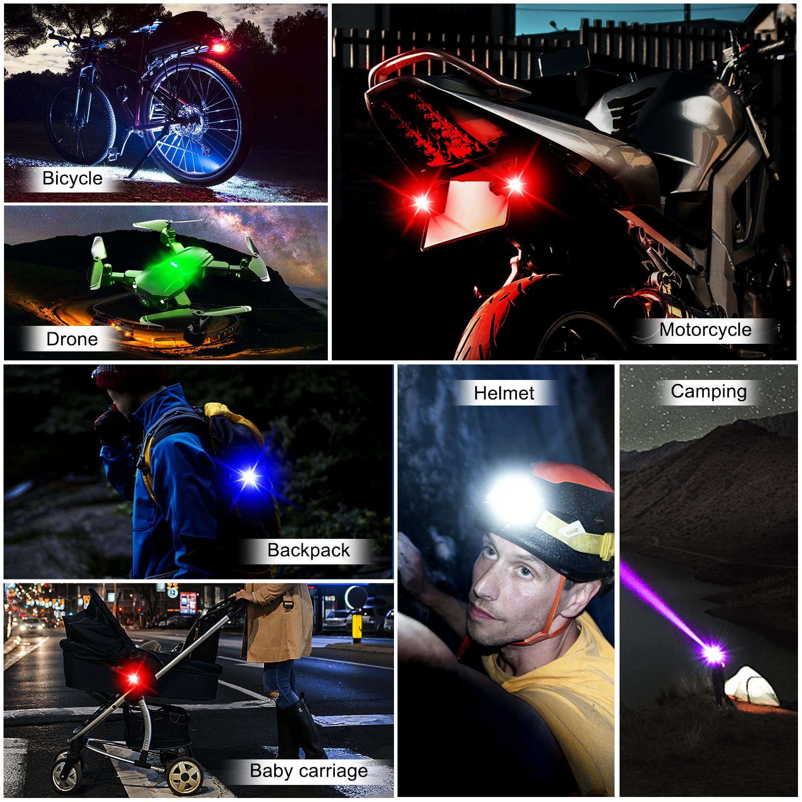 오토바이 라이트 드론 스트로브 라이트 USB LED 충 - Drone Strobe Light 리뷰 및 가격