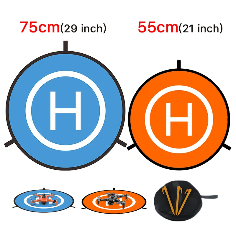 드론 쿼드콥터 액세서리 범용 55cm 75cm 접이식  - Drone Landing Pad 리뷰 및 가격