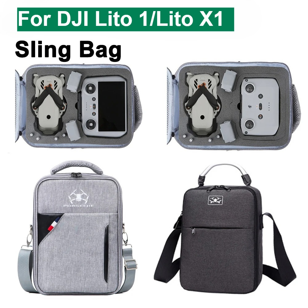 DJI Lito 1/Lito X1 휴대용 싱글 숄더백  - Drone Carrying Case 리뷰 및 가격