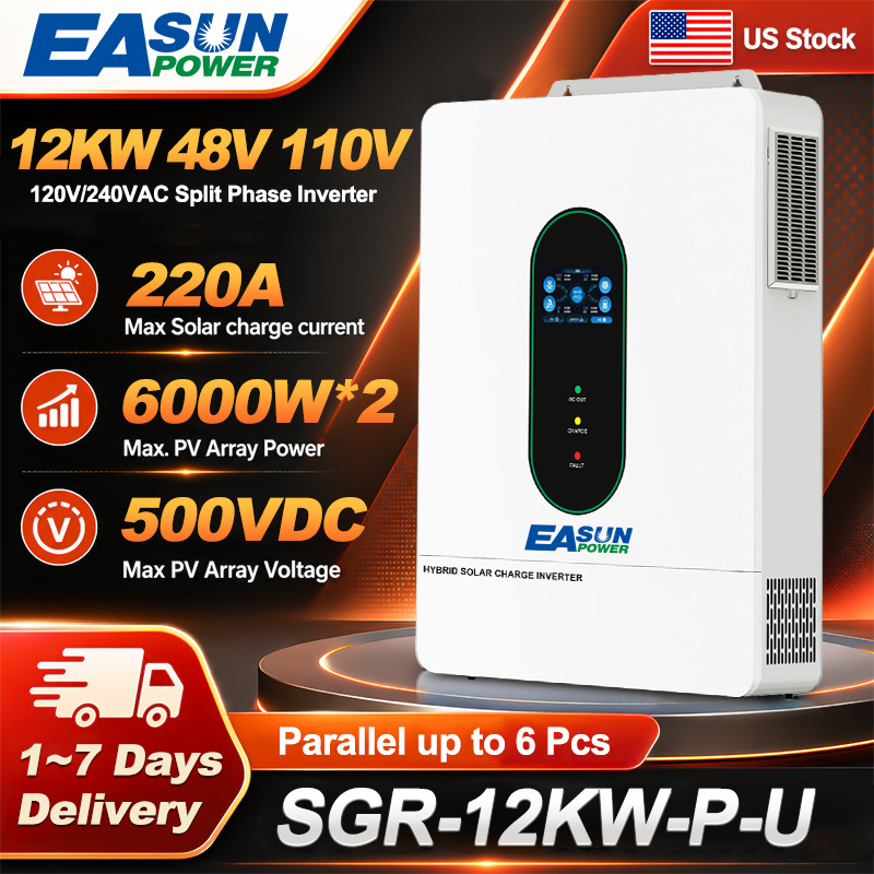 EASUN US 12KW 12000W 분리형 단상 태양 - Drone Solar Charger 리뷰 및 가격