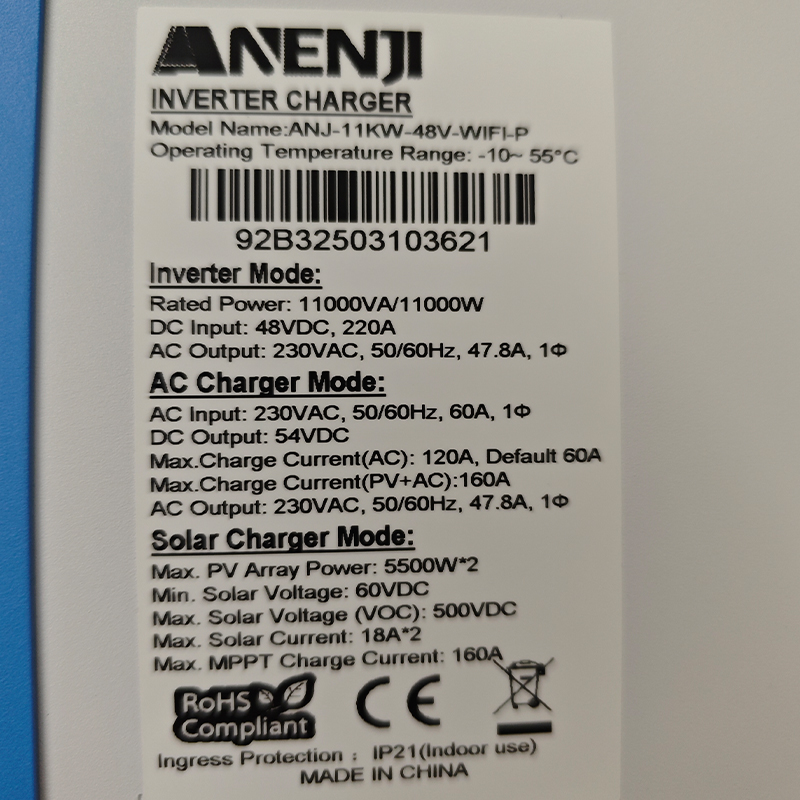 ANENJI 11KW 48V 하이브리드 태양광 인버터  - Drone Solar Charger 리뷰 및 가격