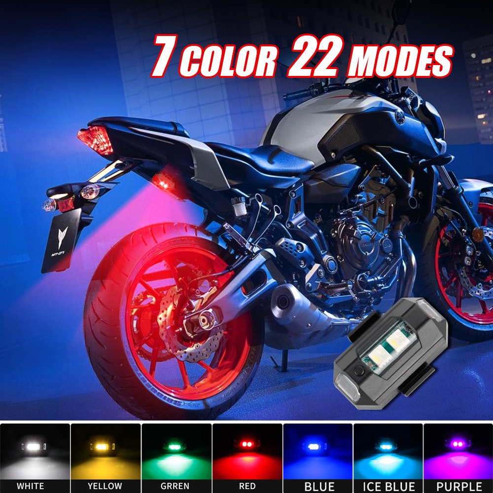 1PC 7 색 미니 USB 충전 LED 충돌 방지 오토 - Drone Strobe Light 리뷰 및 가격