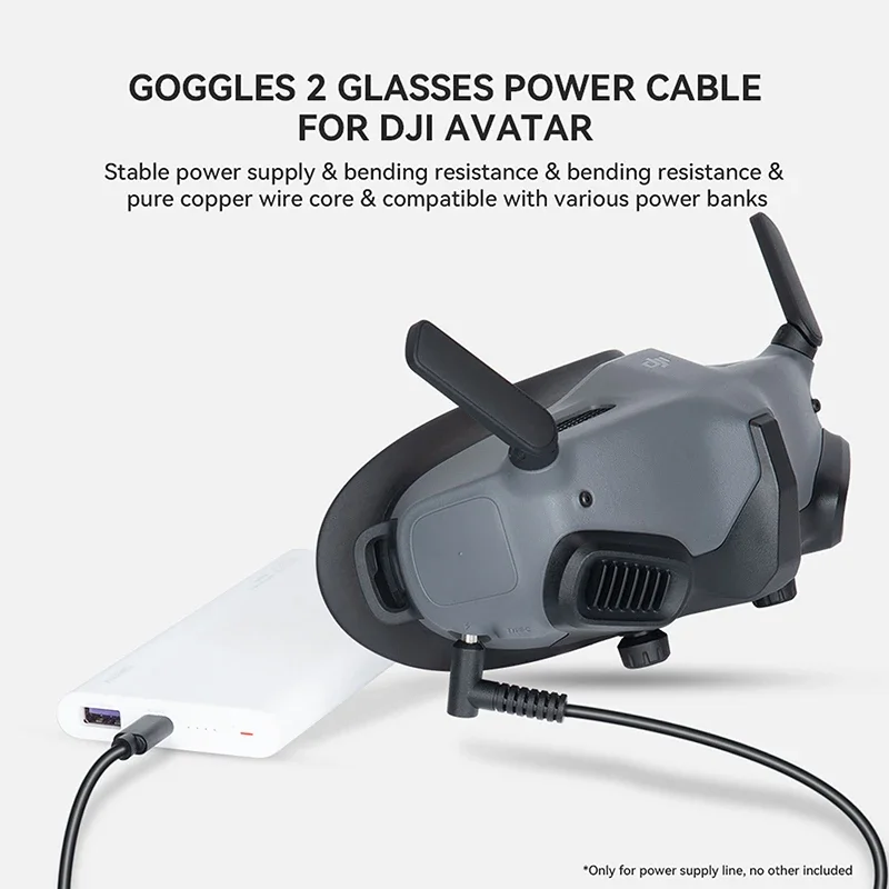 DJI 고글 2 / 안경 V2 충전 케이블 타입-C 포 - Drone Power Bank 리뷰 및 가격